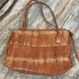 HOBO Brand tan leather bag